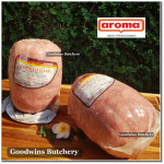 Aroma Bali frozen pork HAM COOKED sliced 250g